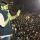 Hardik Patel addressing a gathering in Dholka in Ahmedabad district.